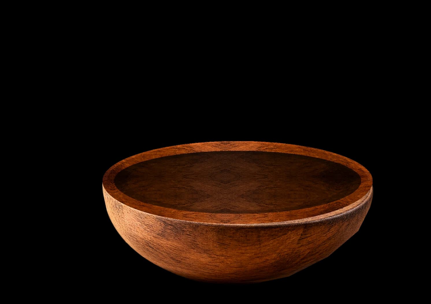 Cleaned jowar grains pouring into a wooden bowl
